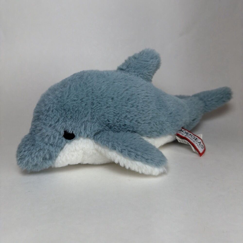 Douglas Bopper Dolphin Plush Blue 12" Stuffed Animal The Cuddle Toy 4472